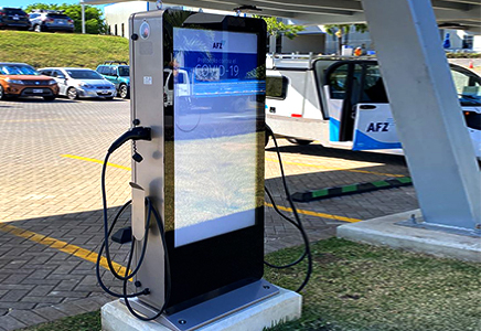 客戶對我們的20kW廣告充電樁的反饋